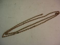 A 9ct Gold Chain. 4.1 grms