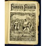 Scarce collection of “Police Budget Edition-Famous Fights-Past and Present” boxing magazines