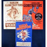 Selection of 1950s Harlem Globetrotter basketball programmes to incl v The Honolulu Surfriders