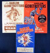 Selection of 1950s Harlem Globetrotter basketball programmes to incl v The Honolulu Surfriders