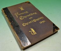 1899 Cricket book - ‘The Book of Cricket’ rebound in green cloth boards, edited by C.B Fry,