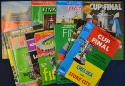 Football programme collection of Finals from 1968 onwards, mainly 1970s and includes both FA Cup and