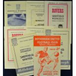 Sheffield/Hallamshire Cup Finals 1954 Rotherham United v Sheffield United, 1957 Rotherham Utd v