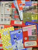 Collection of football programmes with a good content of 1950s (55) including 1955/56 Oldham