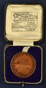 1928 Wimbledon Lawn Tennis Championship Umpire’s Souvenir bronze medal – awarded to Miss J