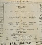 England Pre War Rugby International Programmes near complete run from 1924-1939. 1923 England v