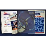 3x Signed Motor Racing Press Kits featuring Mercedes Benz signed by Mauricio Gugelmin (Senna’s