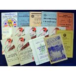 Collection of 1946/47 International and club Cycling programmes mostly at Herne Hill track,