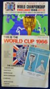 1966 World Cup Tournament football programme plus the scarce “This is the World Cup 1966” the