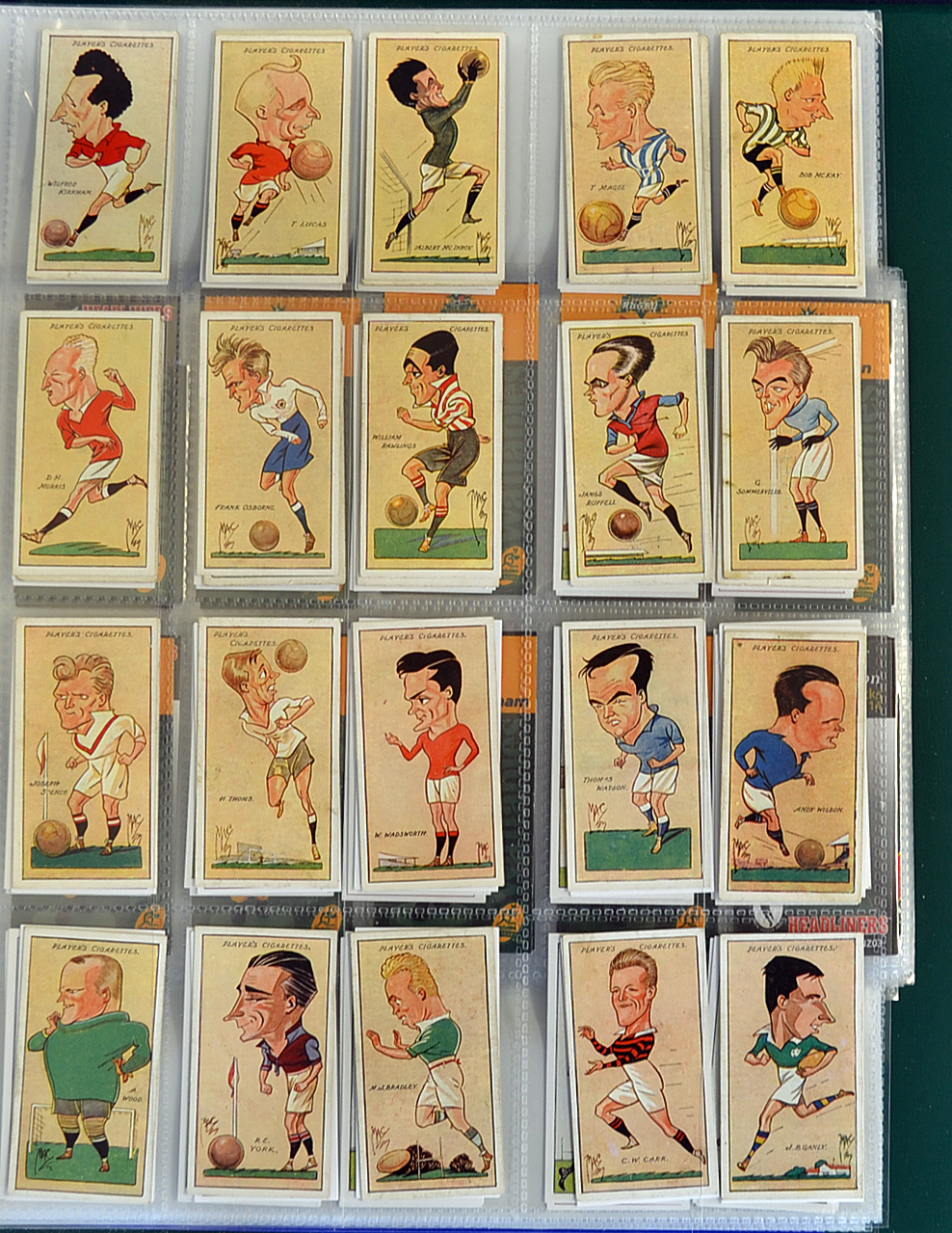 Interesting collection of 1920 – 2001 rugby cigarette cards within an album featuring Top Flight - Image 3 of 10