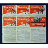 Collection of Wembley Speedway programmes from 1948 to 1951 to include 1948 Double programme to incl