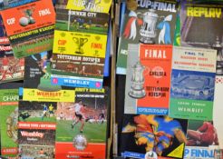 Comprehensive collection of big match football programmes comprising FA Cup Finals 1960 – 2007 (21),