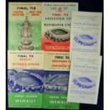 FA Cup Final football programmes 1956, 1962, 1963, 1964, plus 1963 Eve of the Final Rally