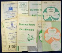 Selection of Shamrock Rovers football programmes homes v All Stars 1965/66 (autographed by the All