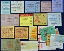 Collection of Manchester United match tickets, 1960s and 1970s with a good content of homes with