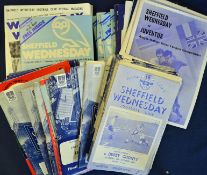 Collection of Sheffield Wednesday football programmes from 1950s onwards, good 1960s content and