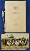 Club Itinerary for Burnley FC on their 1927 club tour of Germany taking in Hamburg, Berlin, Dresden,