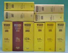 Wisden Cricketers’ Almanacks 1981-1990 with 81 (82, no DJ),83, 87 & 90 all HB with DJ’s and in A/G