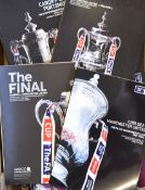 FA Cup Finals football programmes 1997, 1998, 2000, 2001, 2002, 2003, 2004, 2005, 2007, 2008,