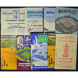 Tottenham Hotspur double season 1960/61 football programmes, homes v Burnley, v FA Select XI (