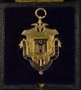 Rare 1899 Swansea Rugby Welsh Champions Gold Medal. Very rare 1899 Swansea Rugby Club Welsh