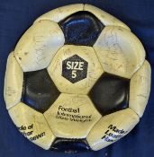 England International hand sewn leather football fully autographed by the England Team/Staff