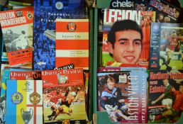Collection of football programmes in substantial numbers, mainly modern covering a variety of