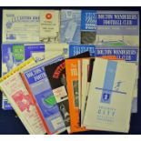 Quality collection of FA Cup football programmes from 1954 onwards and mainly 1950s good selection
