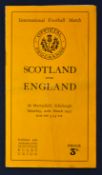 1937 England Grand Slam winning season 50th Championship. 1937 Scotland v England rugby