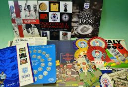Collection of commemorative medals/coins including 1972 FA Cup Centenary Collection, 1970 World