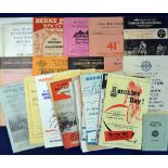 Assorted selection of Cycling programmes from 1955 onwards to include 37th Meeting of Champions 10/