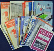 Football programme selection for season 1961/62, majority are league games with some FA Cup games.