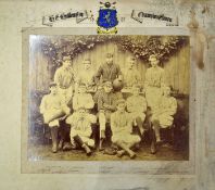 Interesting 1887 Harrow football Champion Eleven photograph depicting the ‘Champion Eleven’ with the