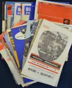 Collection of football programmes from 1962/63 season; includes Manchester Utd, Bolton Wanderers,