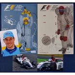 Signed Jensen Button 2002 Formula One Grand Prix of Europe racing programme at Nurburgring 21-23/