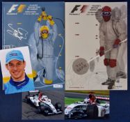 Signed Jensen Button 2002 Formula One Grand Prix of Europe racing programme at Nurburgring 21-23/