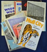 Collection of Sunderland football programmes from 1950s onwards, good 1960s content, some homes