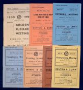 Interesting collection of 1934-36 Belle Vue Cycling Club racing programmes all held at Herne Hill