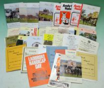 Collection of Horse Race Meeting racecards from 1950s onwards including Beverley, Catterick