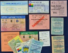 Collection of Leeds United match tickets mainly 1970s but some earlier, good content of homes and