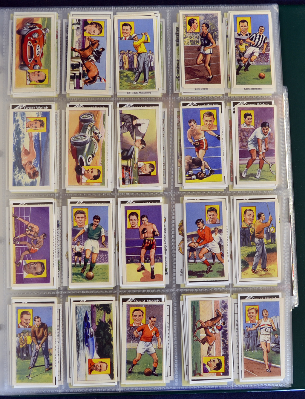 Interesting collection of 1920 – 2001 rugby cigarette cards within an album featuring Top Flight - Image 9 of 10