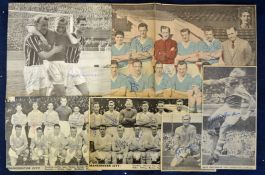 Manchester City: 25 autographs includes Bert Trautmann