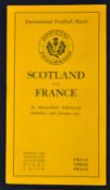 1931 France Rugby’s Last Season in the Championship for 16 Years. 1931 Scotland v France rugby