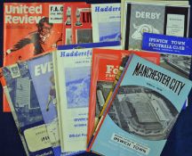 Collection of Ipswich Town football programmes mostly aways including 1961/62 Champions season at