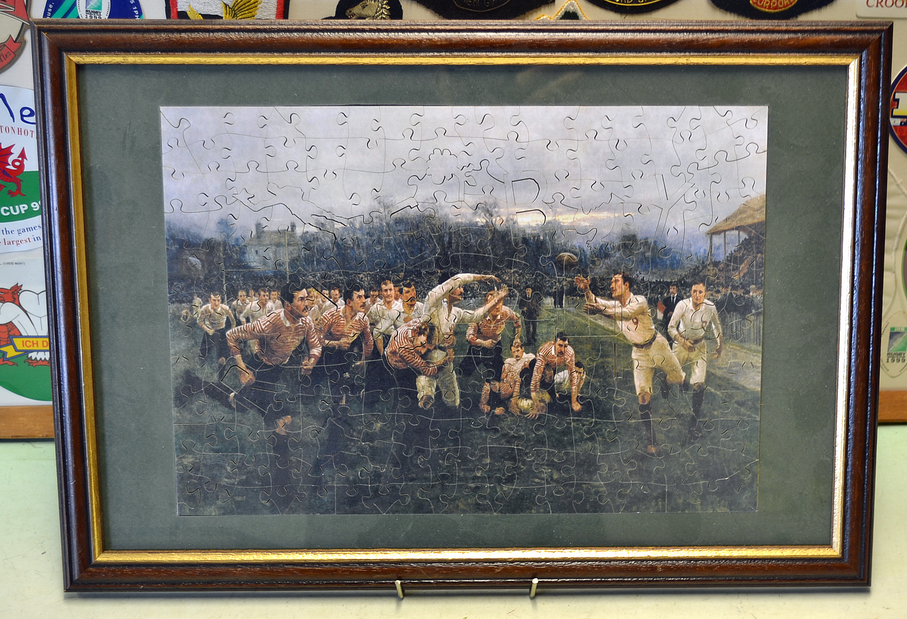 Mixed selection of rugby related embroidered badges, stickers, beer mats, and other ephemera/ - Image 3 of 3