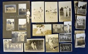 Early tennis photographs from the 1920s -collection of Private photographs all ex-album of ladies