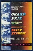 1954 British Grand Prix Official Programme - at Silverstone 17 July 1954, 86 pages, slight crease,