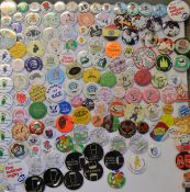 Assorted collection of Rugby related badges mostly tin featuring England Rugby, Bath Football