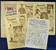 Chelsea v West Bromwich Albion 1933/1934 FA Cup football programme with 1927 Straight from the Stars