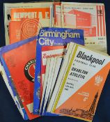 Selection of 1960s football programmes featuring league and cup matches, worth a good sort F-G (